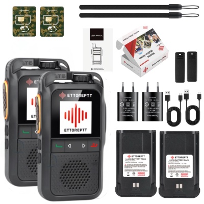 1 PAR DE RADIOS POC ET-G100 con 1 año todo incluido